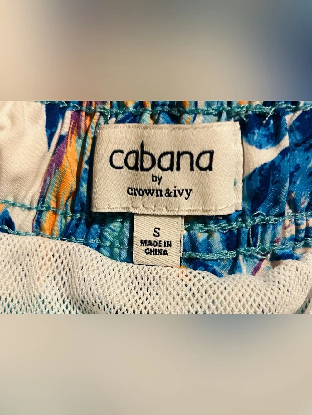 Boys Cabana by Crown & Ivy Small Swim Trunks